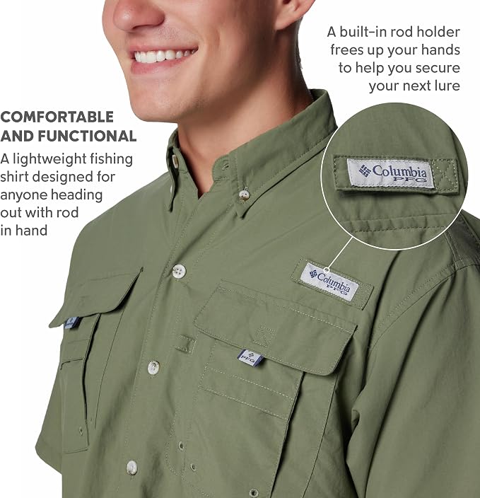 Columbia Men's PFG Bahama II Short Sleeve Fishing Shirt