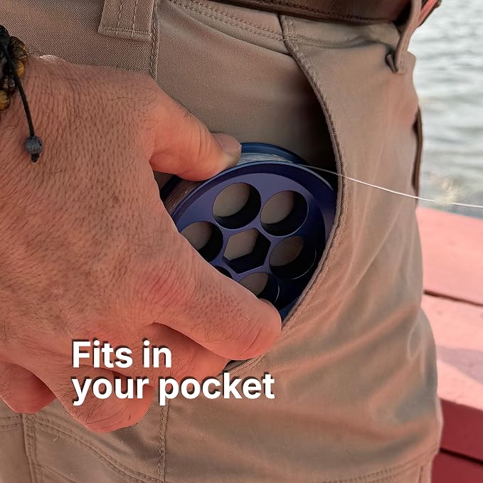 Aluminum Fishing Hand Line Reel Pocket/Travel