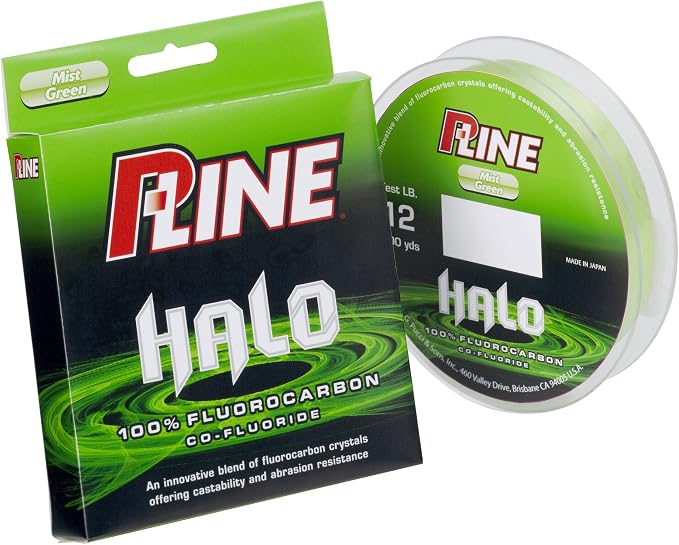 P-Line Halo Co-Fluoride Fluorocarbon Mist Fishing Line (200-Yard