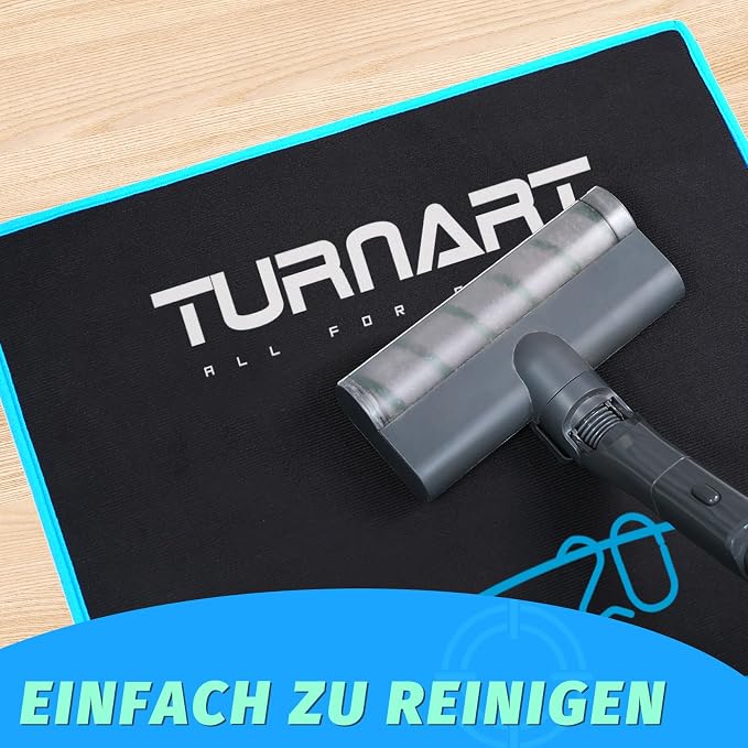 Turnart Darts Dart Mat,Darts Accessories Non Slip Carpet with Throw Line,Oche Mat with Soft Tip and Steel Tip Throw Line Distances,Dart Board Accessories
