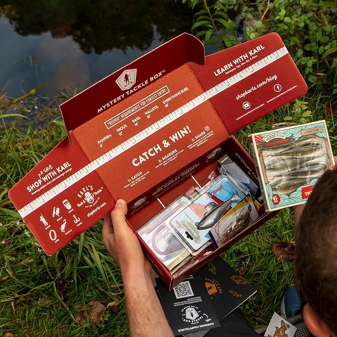 Catch Co Mystery Tackle Box Panfish & Trout Fishing Kit | Trout Fishing | Crappie | Bluegill | Perch | Sunfish | Panfish Fishing