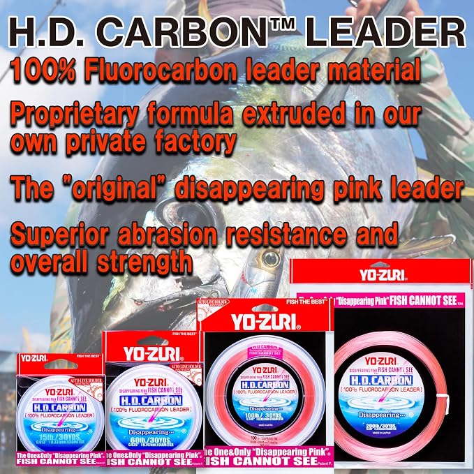 Yo-Zuri H.D. Fluorocarbon 30-Yard Leader Line
