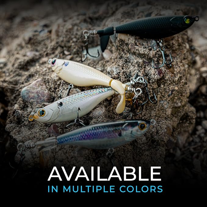 6th Sense – The Scramble Bass Fishing Topwater Fishing Lure with Rotating Tail