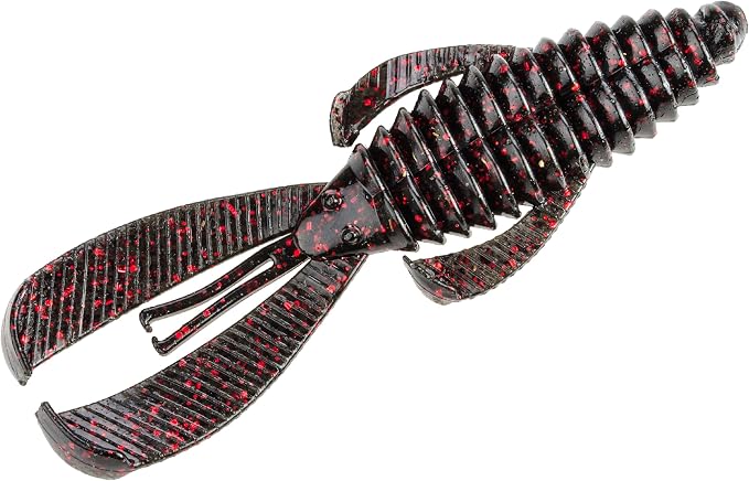 Strike King Rage Bug Fishing Lure, Soft Plastic Grub, Unique Design, Subtle Action