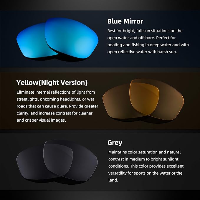RUNCL Polarized Sports Sunglasses Billy, Fishing Sunglasses UV400 - Ultralight Floating TAC Lens, Anti-seawater Coating