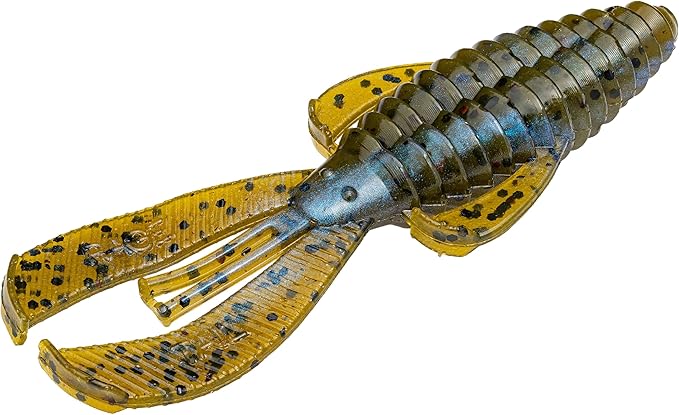 Strike King Rage Bug Fishing Lure, Soft Plastic Grub, Unique Design, Subtle Action