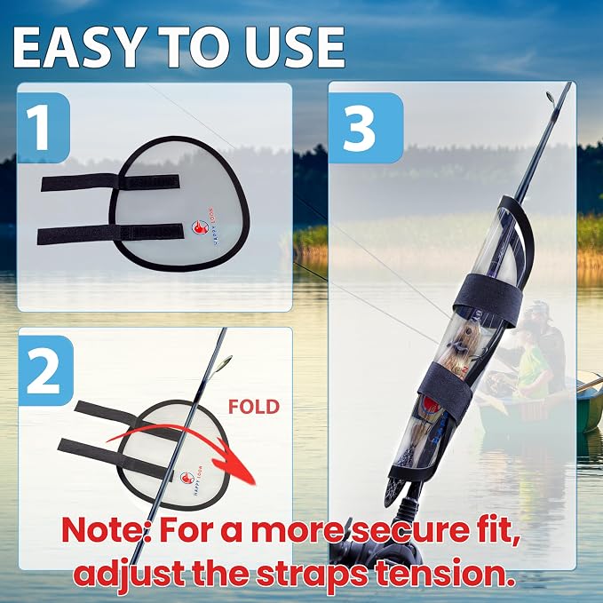 Elite Fishing Lure Covers (4-pack) - PVC-Free Ultra-Durable Lure Wraps, Weatherproof & Saltwater Ready Hook Covers, Hot-Welded Snag-Proof | 2 Large and 2 Medium in a Gift Box