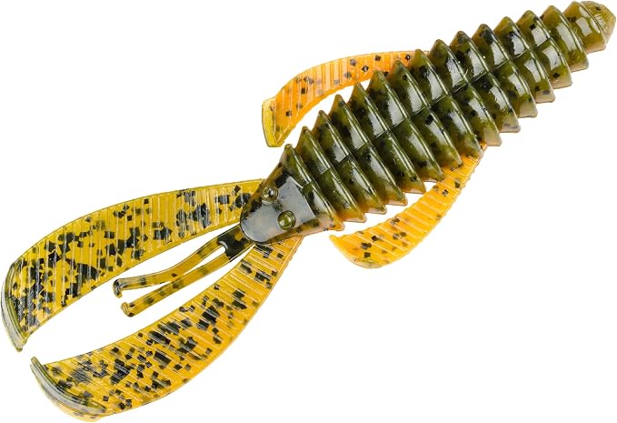 Strike King Rage Bug Fishing Lure, Soft Plastic Grub, Unique Design, Subtle Action