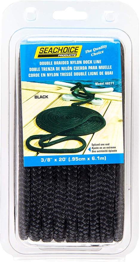 Seachoice Double-Braid Nylon Dock Line