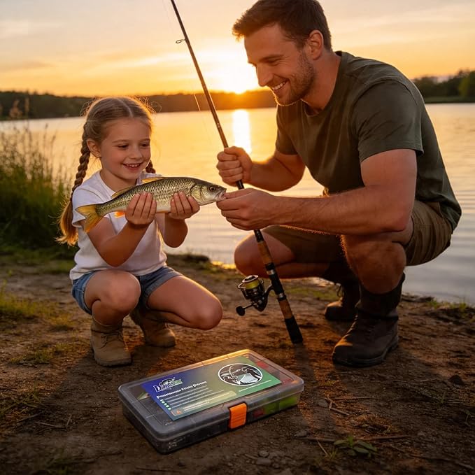 Elite Series Bass Fishing Tackle Kit - Fully Loaded Box, No Junk Fillers - Durable Lightweight Portable Pro Gear for Youth, Teens, Beginners & Kayak - Premium Gift for All Levels