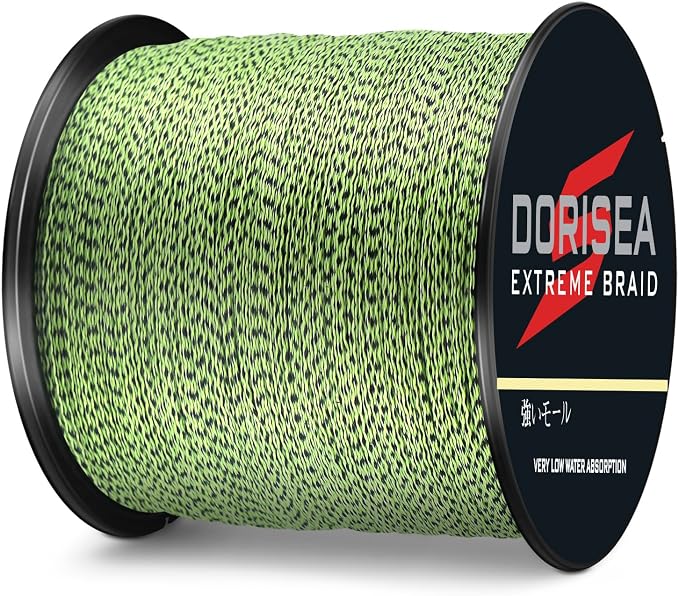 Extreme Braid 100% Pe Multi-Color(Black&Yellow) Braided Fishing Line 109Yards-2187Yards 6-550Lb Test Fishing Wire Fishing String Superline