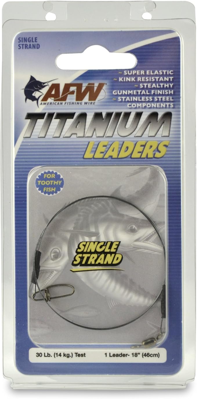 American Fishing Wire Titanium Single Strand Leader