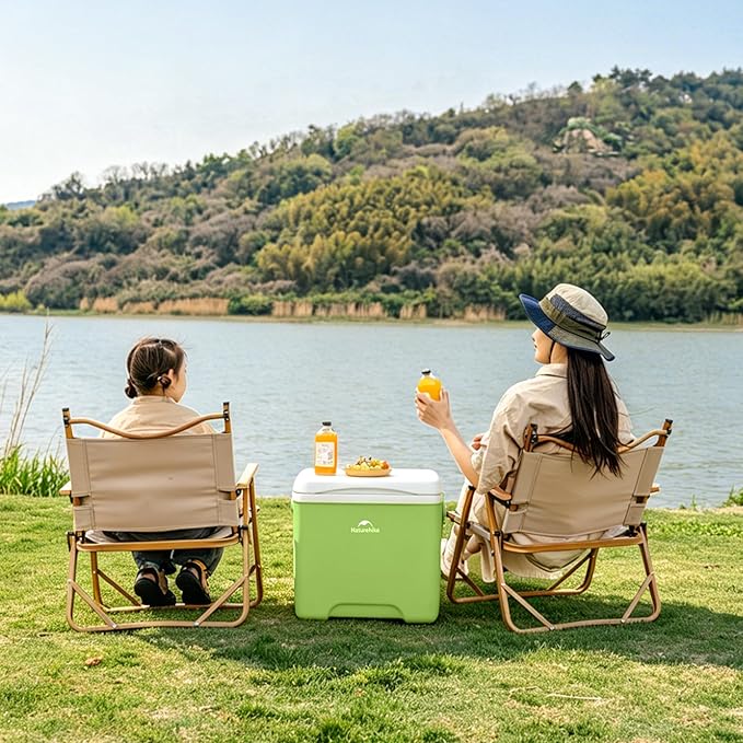Naturehike 5.3/15/19 QT Hard Cooler, Insulated Ice Chest Box, Portable Ice Retention Cooler for Beach Camping Picnic Fishing Barbecue