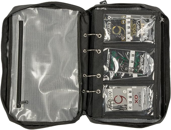 6th Sense – Fishing Lure Terminal Binder - Water-Resistant Tackle Organizer for Anglers (Willis – Thermal Hog)