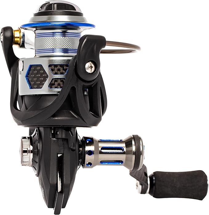 Ardent Bolt 1000-3000 Spinning Fishing Reel/High Speed Gear Ratio / 9+1 Ball Bearing Design/Lightweight Aluminum Frame /10-12lb 120 Yard line / 11-15 lbs. Drag