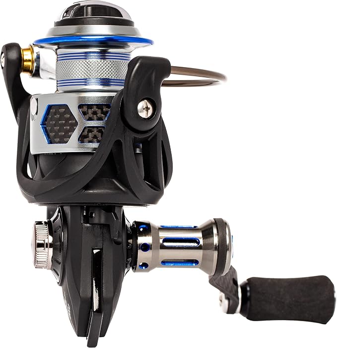 Ardent Bolt 1000-3000 Spinning Fishing Reel/High Speed Gear Ratio / 9+1 Ball Bearing Design/Lightweight Aluminum Frame /10-12lb 120 Yard line / 11-15 lbs. Drag