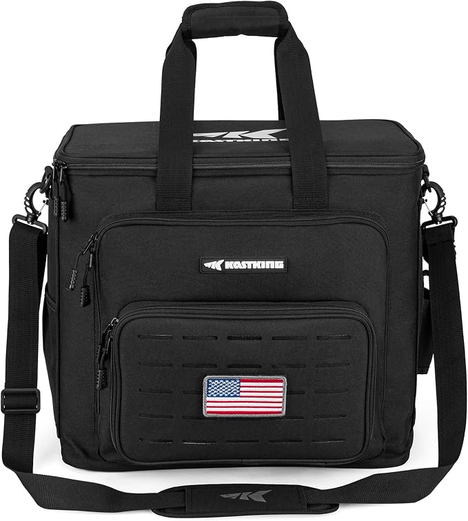 KastKing Fishing Tackle Bags - Saltwater & Freshwater Fishing Bags - Water Resistant, Padded Shoulder Strap - Gear Storage