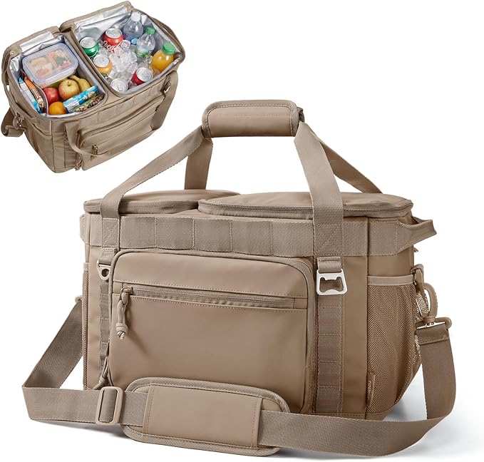 TOURIT Soft Sided Cooler Bag Insulated 30/48/60 Cans, Large Collapsible & Leakproof Ice Chest for Picnic, Beach, Camping, Travel, Sports Fan Coolers