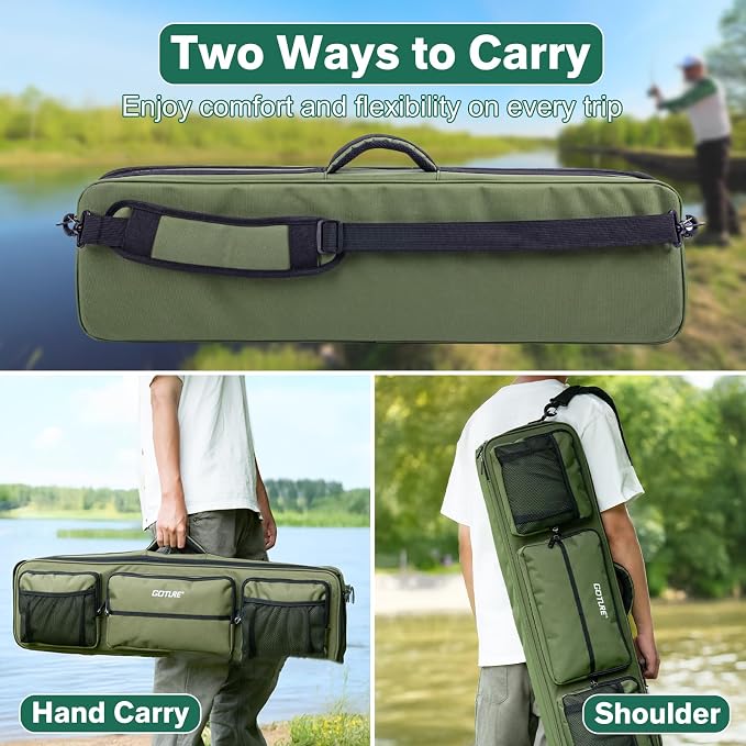 Goture Fly Fishing Rod and Reel Combo with Fly Rod & Gear Case, 9FT 4-Piece Fly Rod, Pre-Spooled Reel, Fly Line, Flies, Leader, Tippet, Forceps, Nipper and Complete Starter Kit