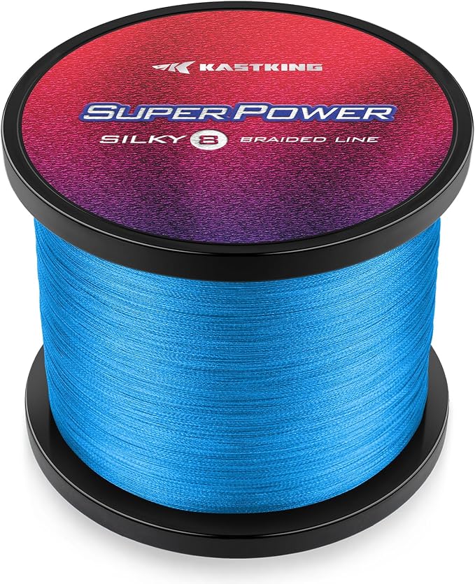 KastKing SuperPower Braided Fishing Line - Abrasion Resistant Braided Lines – Incredible Superline – Zero Stretch – Smaller Diameter – A Must-Have!