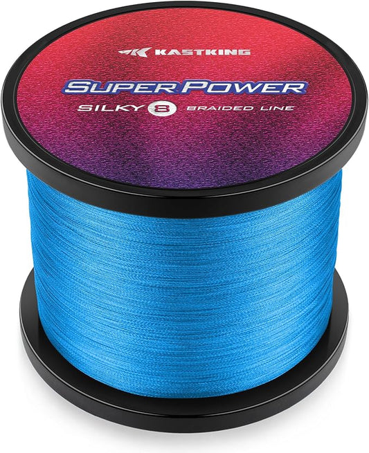 KastKing SuperPower Braided Fishing Line - Abrasion Resistant Braided Lines – Incredible Superline – Zero Stretch – Smaller Diameter – A Must-Have!