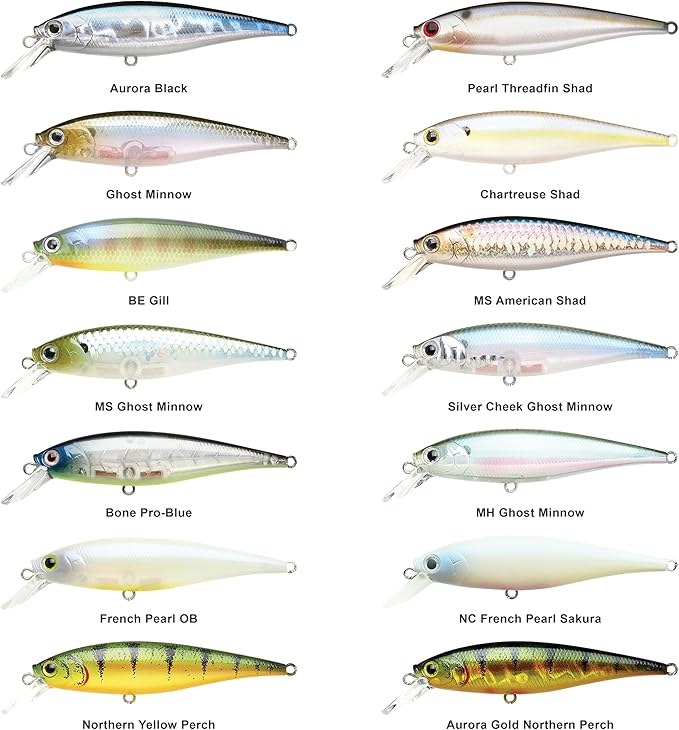 LUCKY CRAFT Pointer 78SP Fishing Lures, 3” Jerkbait Freshwater Bass & Trout Lures, Suspending 4ft–5ft Depth, Jerkbait with Walk-the-Dog Action, Precision Bass Fishing Gear and Accessories