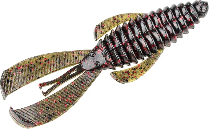 Strike King Rage Bug Fishing Lure, Soft Plastic Grub, Unique Design, Subtle Action