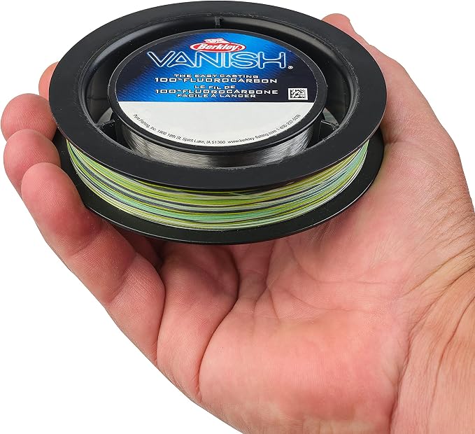 SpiderWire UltraCast Braided Fishing Line with Berkley Vanish Dual Fishing Spool