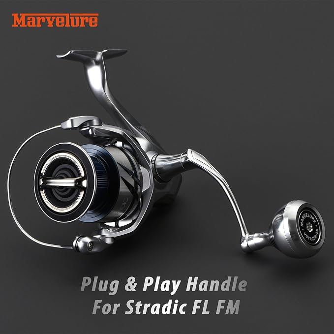 Power Handle Compatible for Shimano Stradic FL FM, Stella, Vanford, Vanquish, Twin Power, Ultegra, Sustain, Nasci FC FD 1000-5000 Spinning Reels