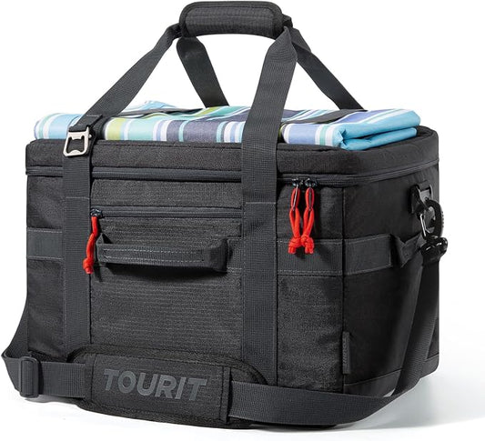 TOURIT Soft Sided Cooler Bag Insulated 30/48/60 Cans, Large Collapsible & Leakproof Ice Chest for Picnic, Beach, Camping, Travel, Sports Fan Coolers
