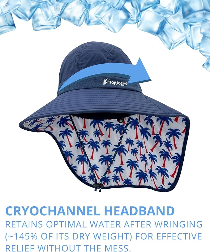 FROGG TOGGS Unisex Adult Chilly Pro Cooling Sun Shade Hat