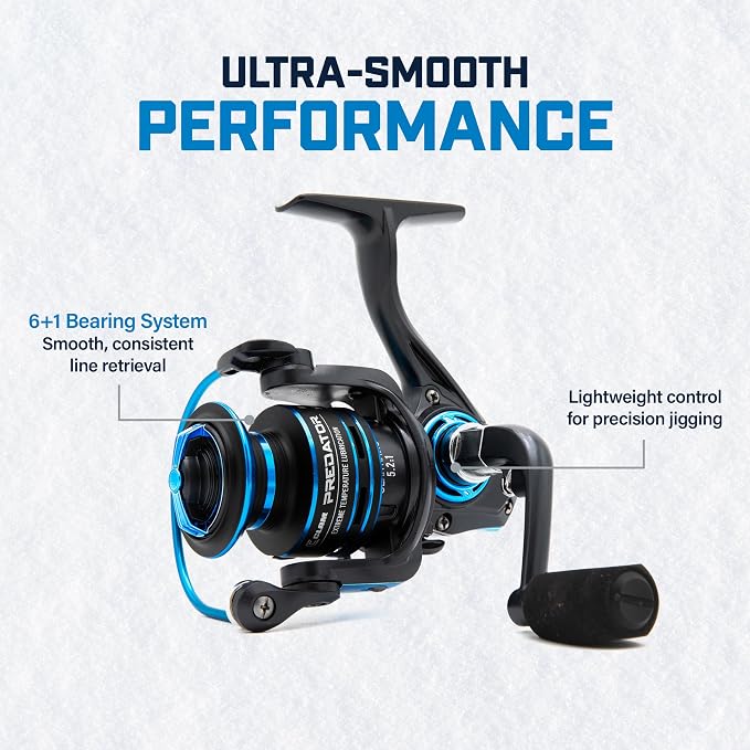 CLAM Ice Fishing Reels Inline and Spinning