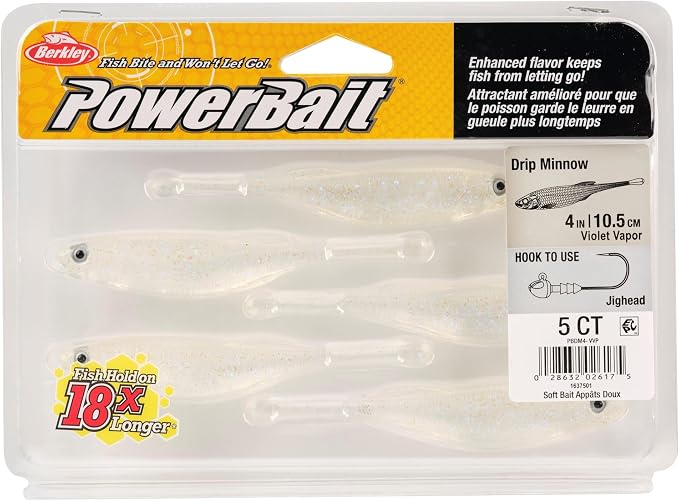 Berkley PowerBait Drip Minnow Fishing Soft Bait