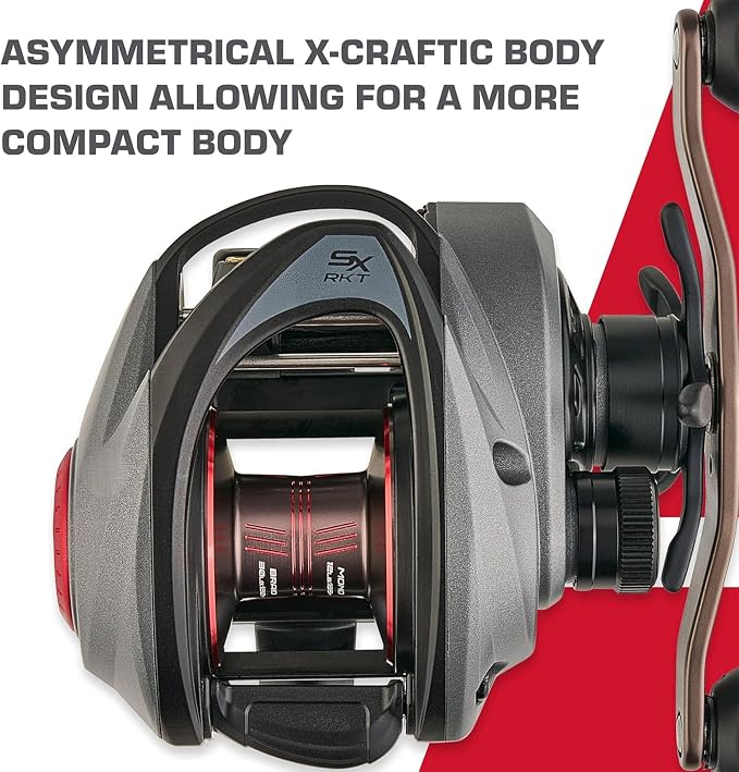 Abu Garcia Revo SX Rocket Low Profile Baitcast Fishing Reel