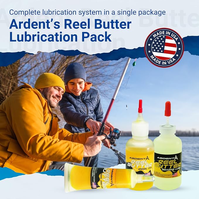 Ardent Freshwater Fishing Reel Care Pack, Long Lasting Protection, Prevent Corrosion, Smooth Casting, Made in The USA