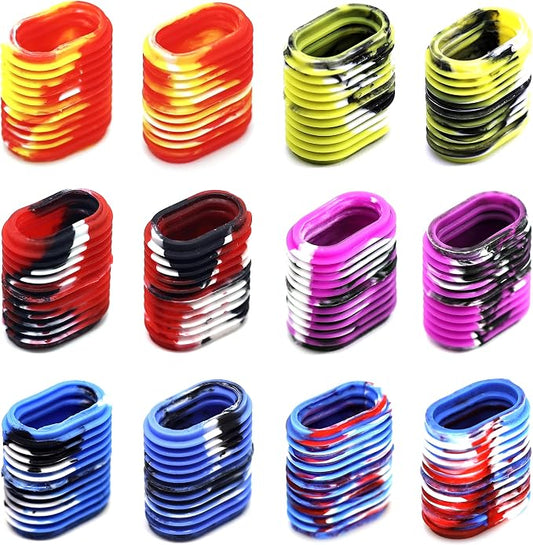 SAMSFX Rubber Fishing Reel Handle Grip Sleeve Non-Slip Baitcaster Knob Covers for Casting or Spinning Reel