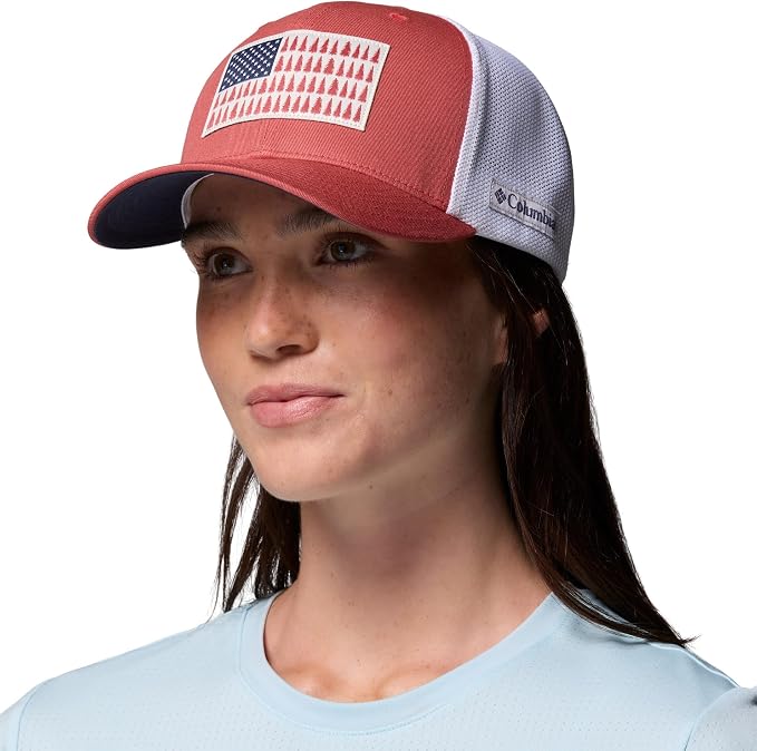 Columbia Unisex Adult PFG Logo Mesh Ball Cap