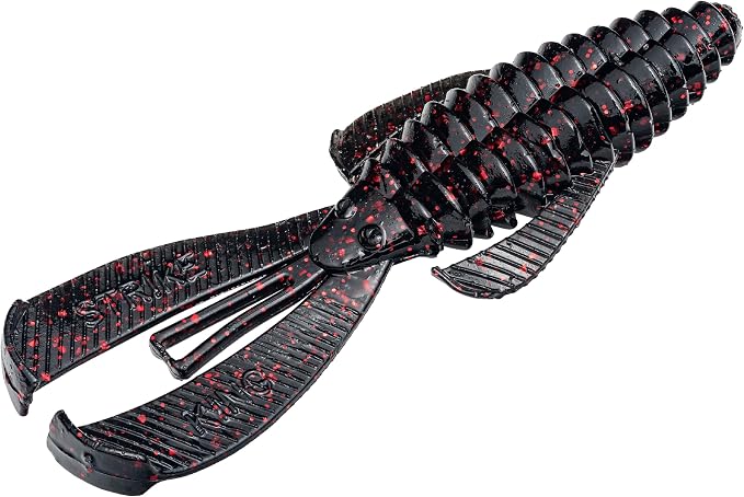 Strike King Rage Bug Fishing Lure, Soft Plastic Grub, Unique Design, Subtle Action