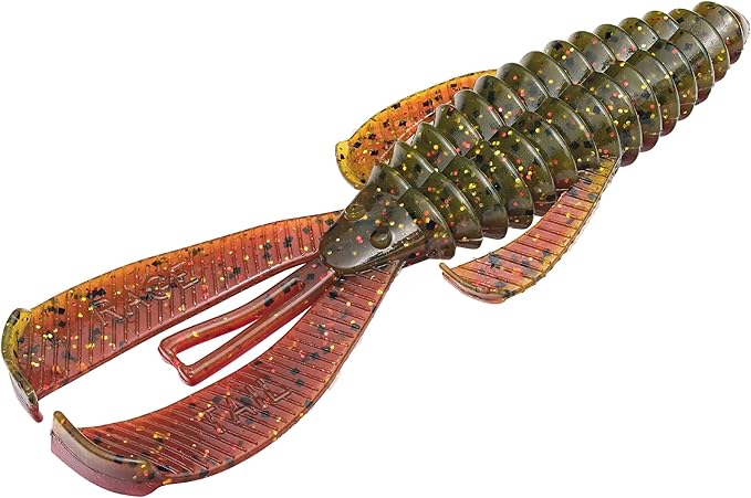 Strike King Rage Bug Fishing Lure, Soft Plastic Grub, Unique Design, Subtle Action