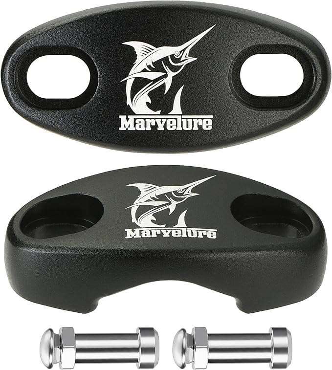 Rod Clamp Kit 33C-12VIS / 33-133 Compatible for Penn International V VI 12 16, Penn Fathom I II, Squall II, Special Senator 112H 113H Reels, Made in Aircraft-Grade Aluminum 6061