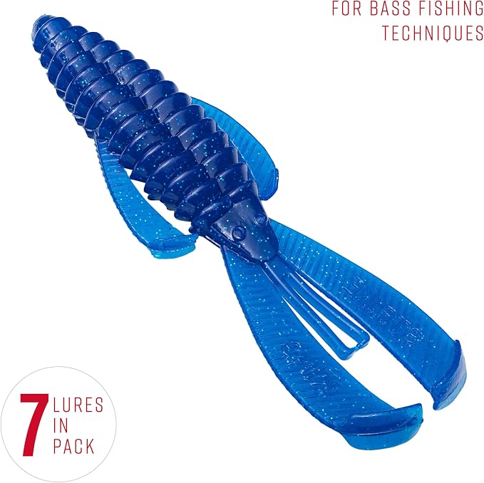 Strike King Rage Bug Fishing Lure, Soft Plastic Grub, Unique Design, Subtle Action