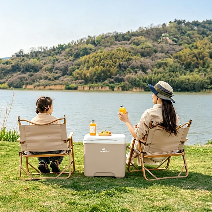 Naturehike 5.3/15/19 QT Hard Cooler, Insulated Ice Chest Box, Portable Ice Retention Cooler for Beach Camping Picnic Fishing Barbecue