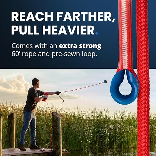 AnglerMag Magnet Fishing Kit - 2600 lbs Double Sided Neodymium Magnetic Fishing Stuff with Rope - 10 PCS Extra Strong Complete Gift Set with eBook, Carabiner, Gloves, Grappling Hook & Carrying Bag