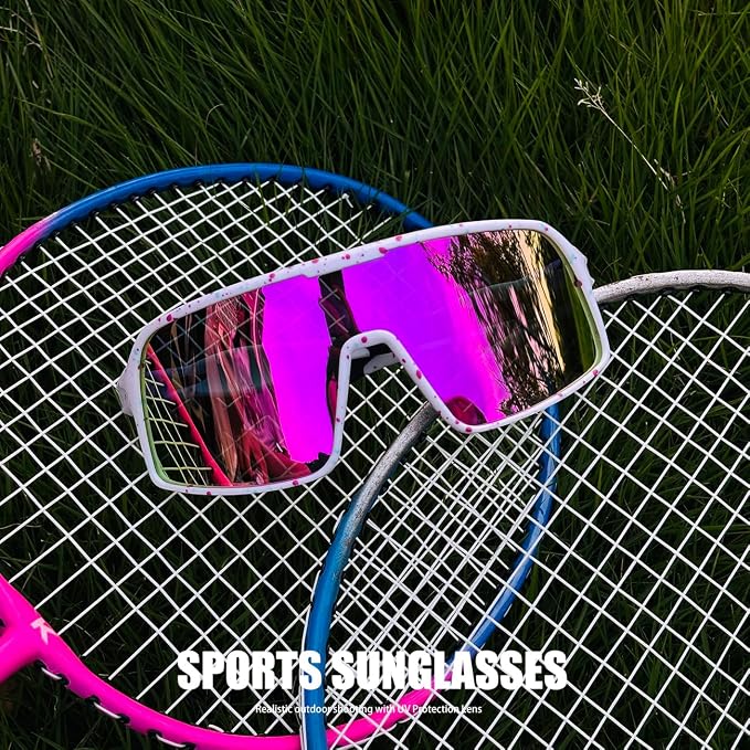 SEKKAF Polarized Sports Sunglasses for Men and Women Cycling Glasses UV Protection Goggles for Mountain Bike Running Fishing