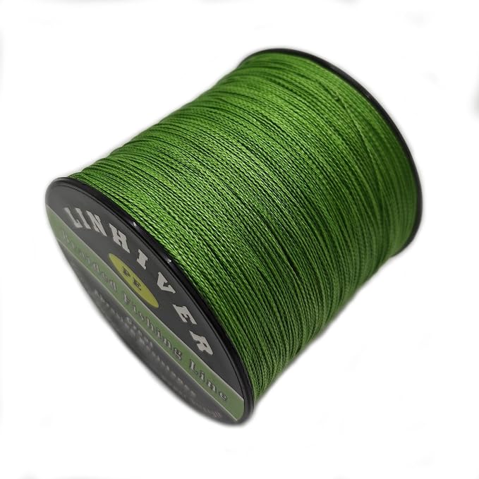 Braided Fishing Line, Strong Power, Great Abrasion Resistance, Thin Diameter, No Stretch, Low Memory and High Sensitivity(164/328/547/1093Yds) 10/15/20/30/40/50/60/70/80/100LB,4/8 Strands