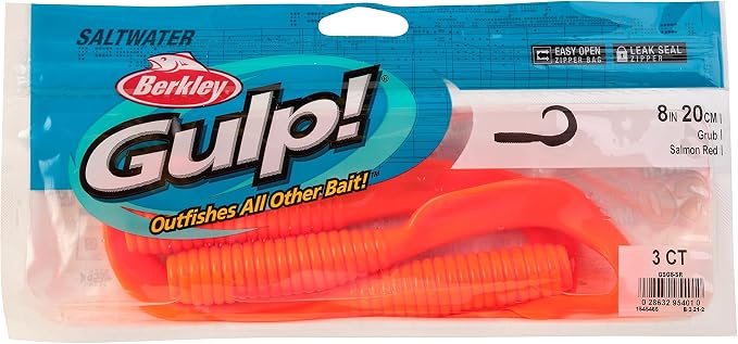 Berkley Gulp! Grub Saltwater Fishing Soft Bait
