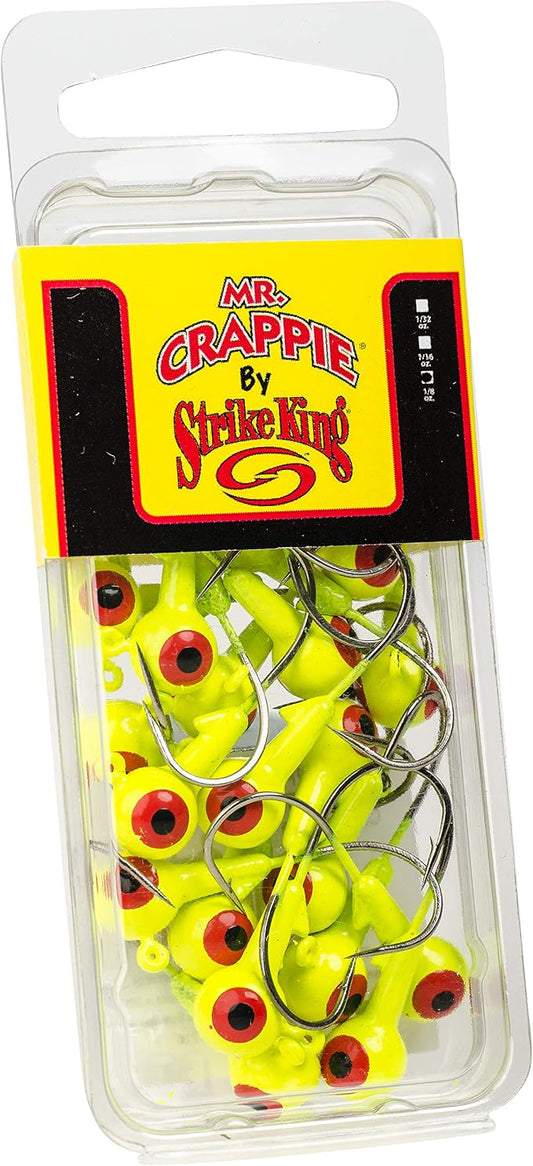 Strike King Mr. Crappie Jig Heads - 25 Pack