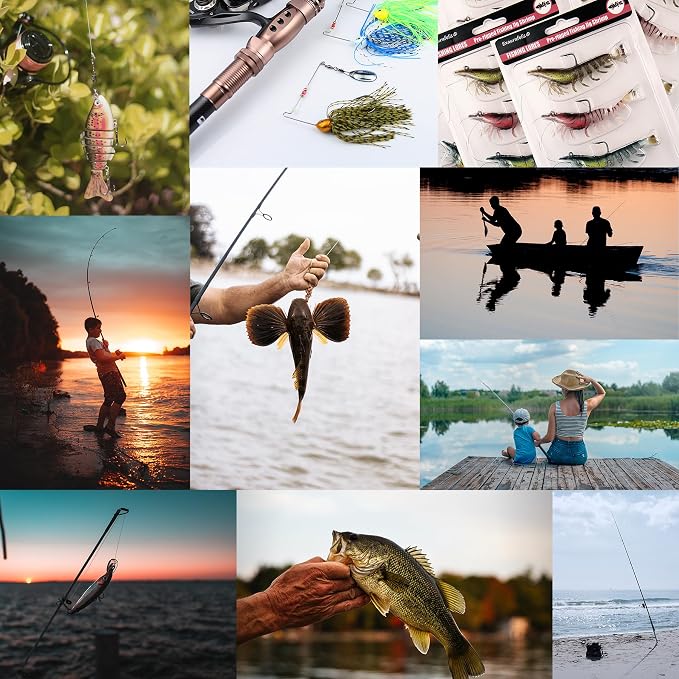 EXAURAFELIS Spinnerbaits Fishing Lures for Bass Fishing Spinner Bait with Skirt Bass Lure Spinner Blades fishingbait Pikelures Trout Lure Salmon Lures Spinnerbait Buzzbait Swimbait