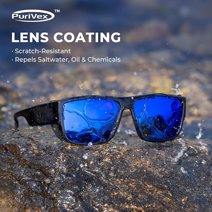 KastKing Comal Fit-Over Polarized Sports Sunglasses With PuriVex Protective Lens Coating, Fishing Driving, UV400, Men Women