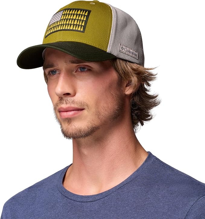 Columbia Unisex Adult PFG Logo Mesh Ball Cap